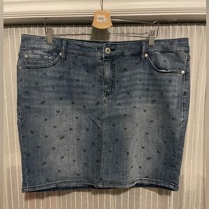 Denim Mini Skirt